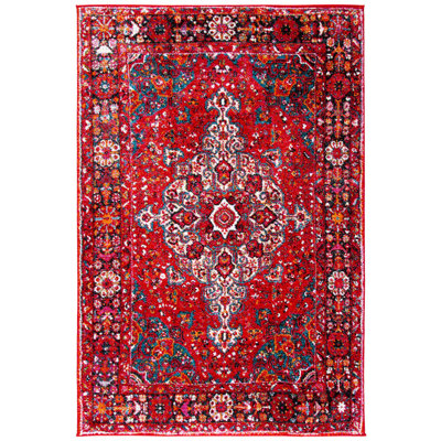 Mcconnell Oriental Red Area Rug