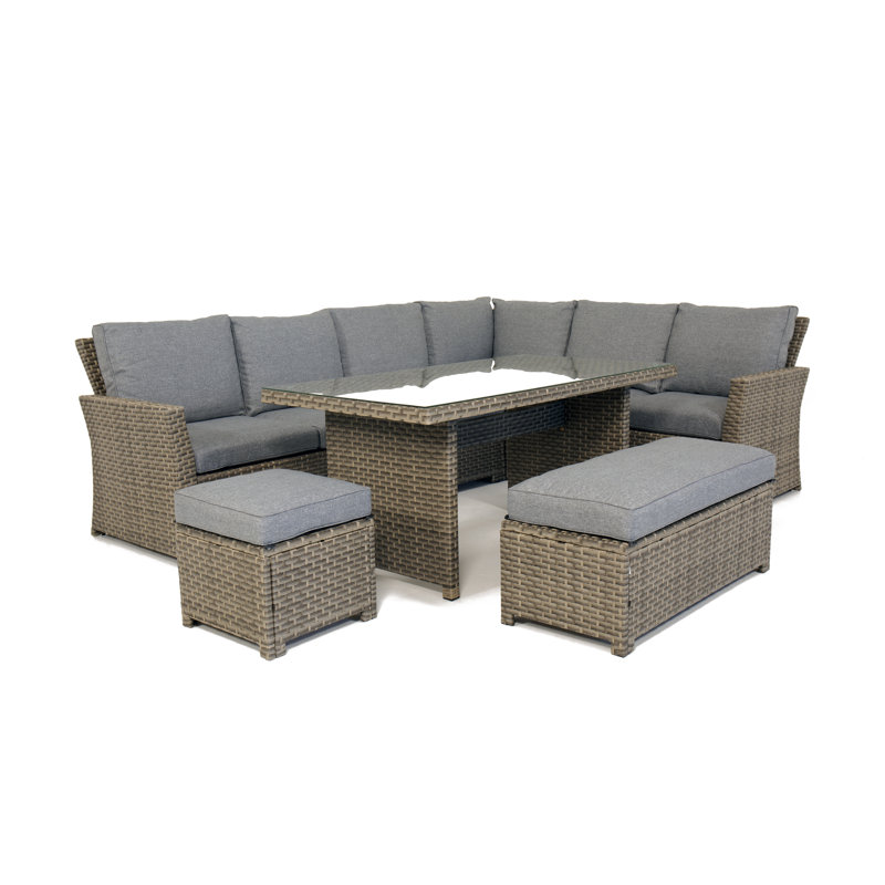 Daenarys 9 Seater Rattan Conversation Set