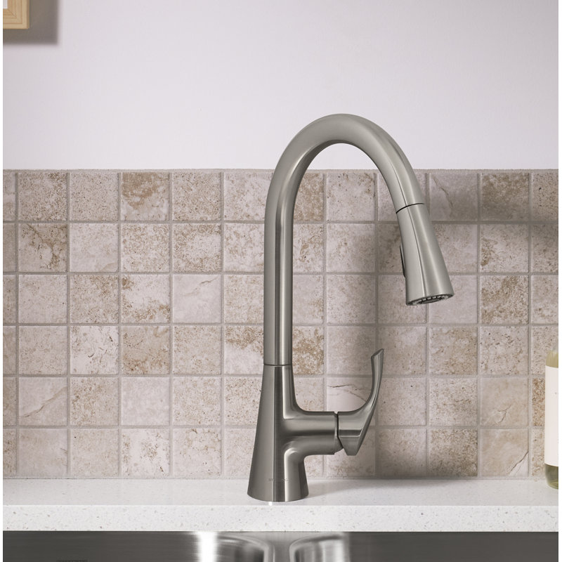 Sterling By Kohler Valton Pull Down Kitchen Faucet, Vibrant Stainless