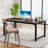63" Large Modern Computer Desk With Steel Frame-443409659