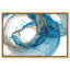 «Ocean Vortex I», impression sur toile encadrée bleue et dorée par Art Remedy, cadre noir, 30 x 20-1612301070-1612556776