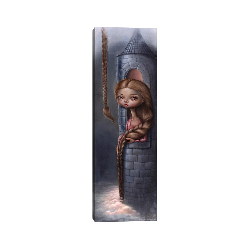 Rapunzel Babylon by Gokcen Yuksek - Wrapped Canvas Panoramic Print, 30.48 cm H x 91.44 cm W x 1.91 cm D