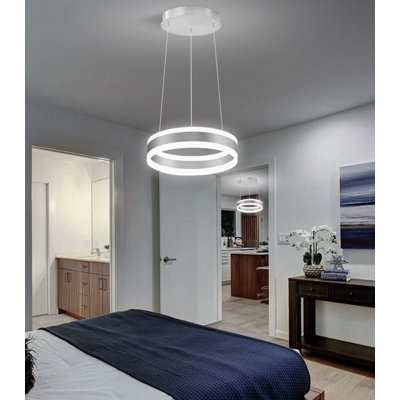 Lustre moderne 7,8 po à DEL