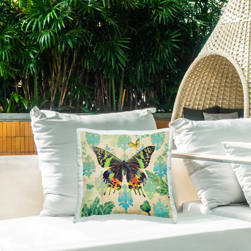 Coussin d'extérieur Vivid Butterfly