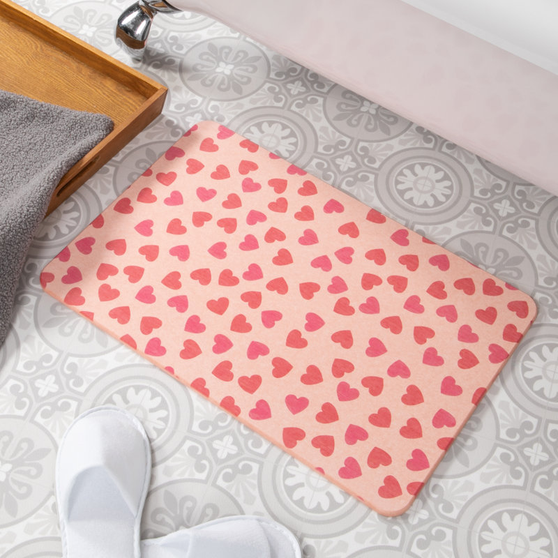 Non-Slip Bath Mat, Pink