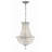 Erville 5 - Light Steel Dimmable Empire Chandelier