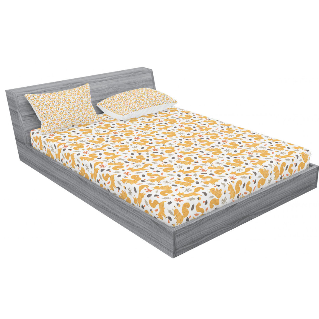 Autumnn Microfiber Sheet Set Ambesonne 