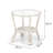 Eukleides Glass Tray Top End Table-62679094