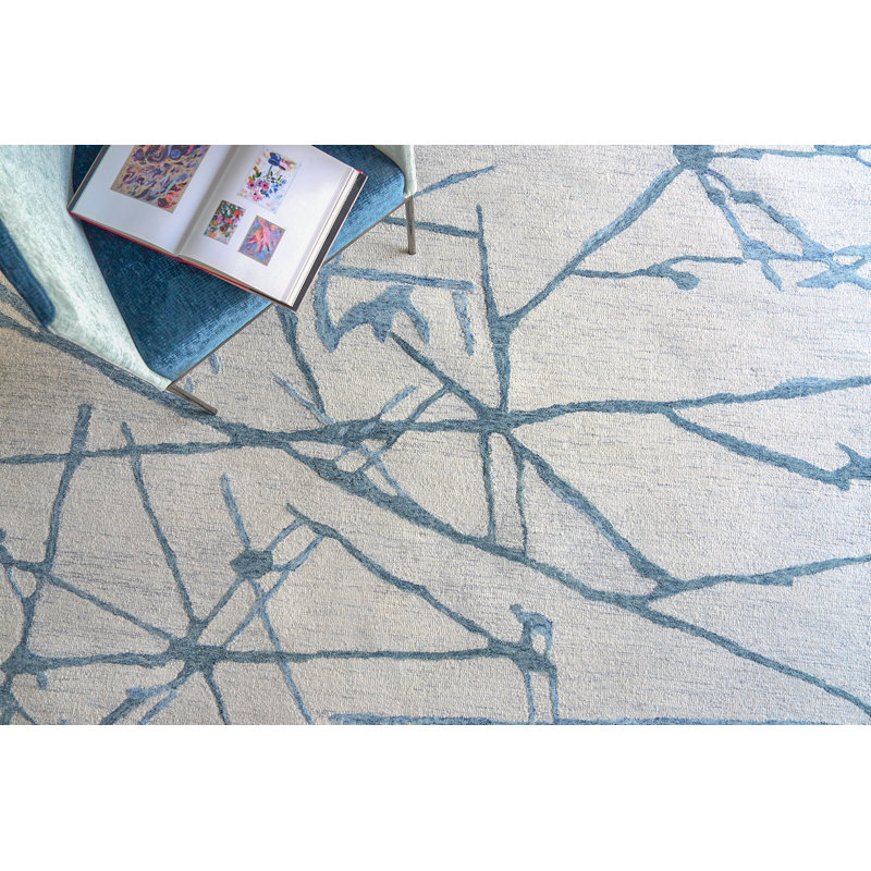 Mystic Wool Abstract Area Rug, Rectangle 14' x 18'