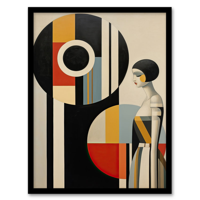 Bauhaus Beauty Stylish Abstract Modern - Single Picture Frame Print