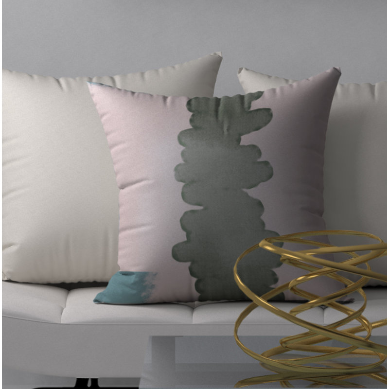 Housse de coussin et insert de coussin carré DeCaro, H 24 po x l 24 po