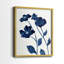Impression encadrée Indigo Bloom I-Premium - prête à être accrochée - aucun clou requis - aucun clou requis-1776537639-1776537637