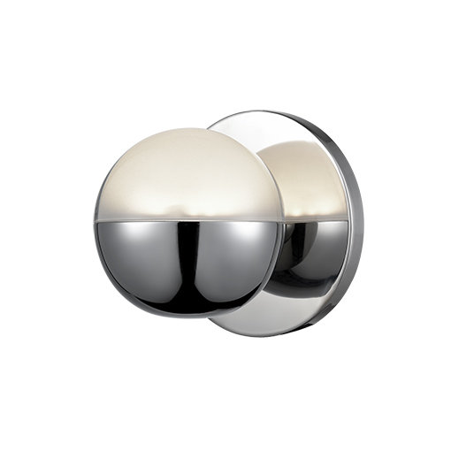 Pluto 1 - Light LED Bath Sconce, Chrome