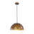 Kyrek 23.6" W 1-Light Iron Dome Pendant-2146224049-2139076442