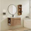 Ensemble de meuble-lavabo mural en contreplaqué moderne et chic