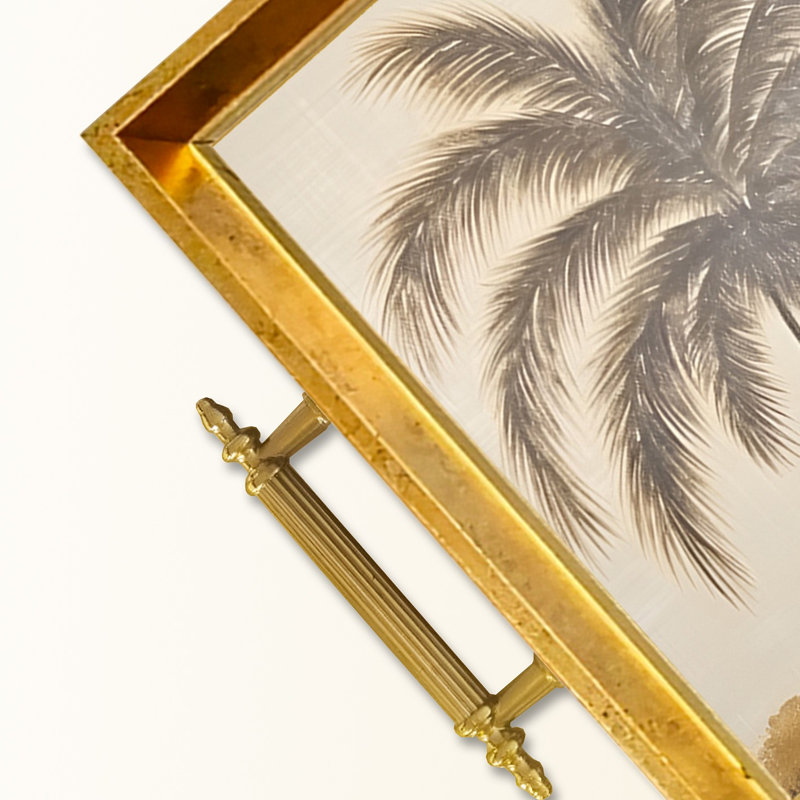 Élégant plateau en verre de 19,7 po x 11,4 po x 1,4 po | Fabrication 100% verre durable | Facile à nettoyer avec un chiffon humide | Idéal pour le service, la présentation décorative et l'organisation | Ajout élégant à la décoration intérieure