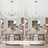 Liseli 6 - Light Dimmable Candle Style Classic / Traditional Chandelier Brushed Nickel Kitchen Lighting-22.24"W x 74.8"H-282447745