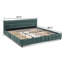Modern Stylish Chenille Fabric Upholstered Platform Bed with Four Underbed Drawers-1093215327-1093215321