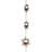 Joycelene Metal Astrology & Stars Rain Chain
