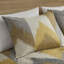 Édredon jaune pour lit double / grand, literie en coton imprimé, 2 taies décoratives incluses, édredon 3 pièces pour lit double / grand, coton, avec-118740105