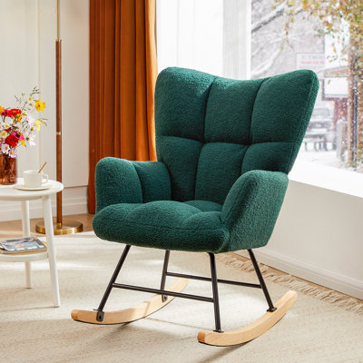 Kaelyb Upholstered Nursery Rocking Accent Chair