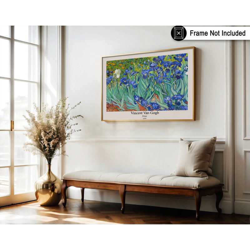 Van Gogh - Iris n ° 2, 12"H x 16"W, Poster, Unframed