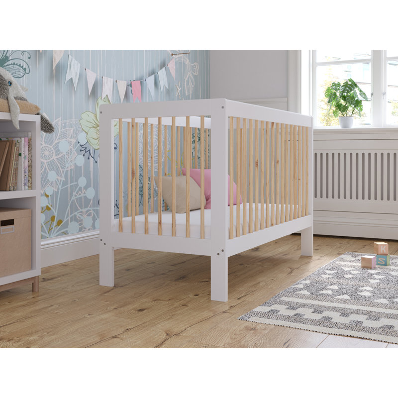 Adymn Cot Bed, White/Pine