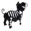 Cochon squelette d'Halloween en métal