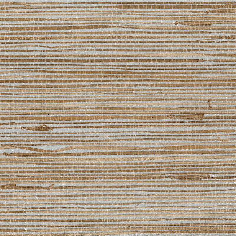 Papier peint à motif régulier, Argent / beige / brun clair / bois / brun