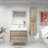 35.4'' Single Bathroom Vanity with Acrylic Top-270177639