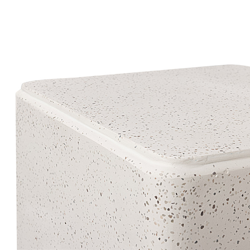 14 "W Square Concrete Side Table