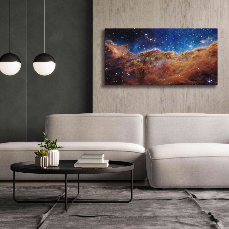 «Cosmic Cliff 2 in the Carina Nebula» par la NASA, art mural sur toile, H 30 po x l 60 po x P 1,5 po