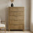 Aurelin Mid-Century Modern 28.7"W 5 Drawer Chest-884556514