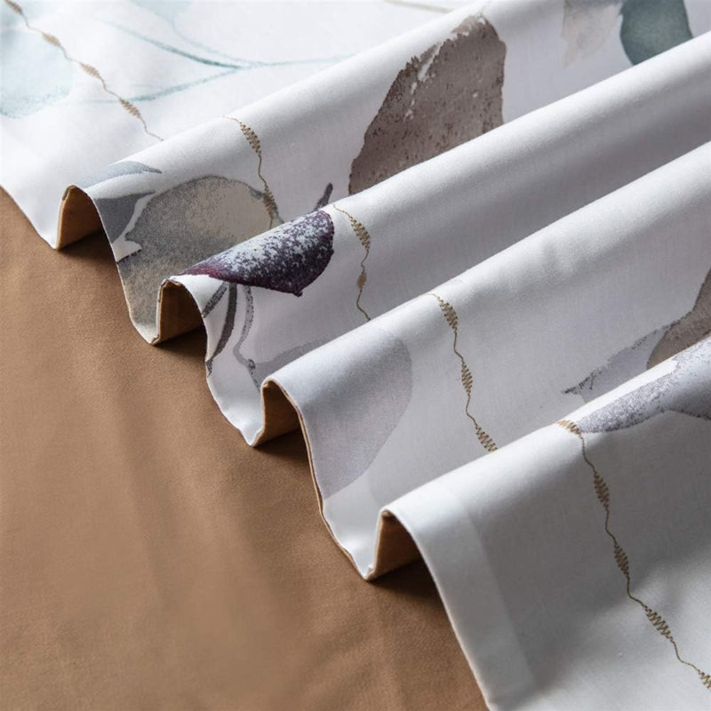 Standard Cotton Duvet Cover Set, Queen Duvet Cover + 2 Standard Sham