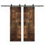 Porte de grange à panneaux et en bois avec quincaillerie d'installation-60202881-70255621
