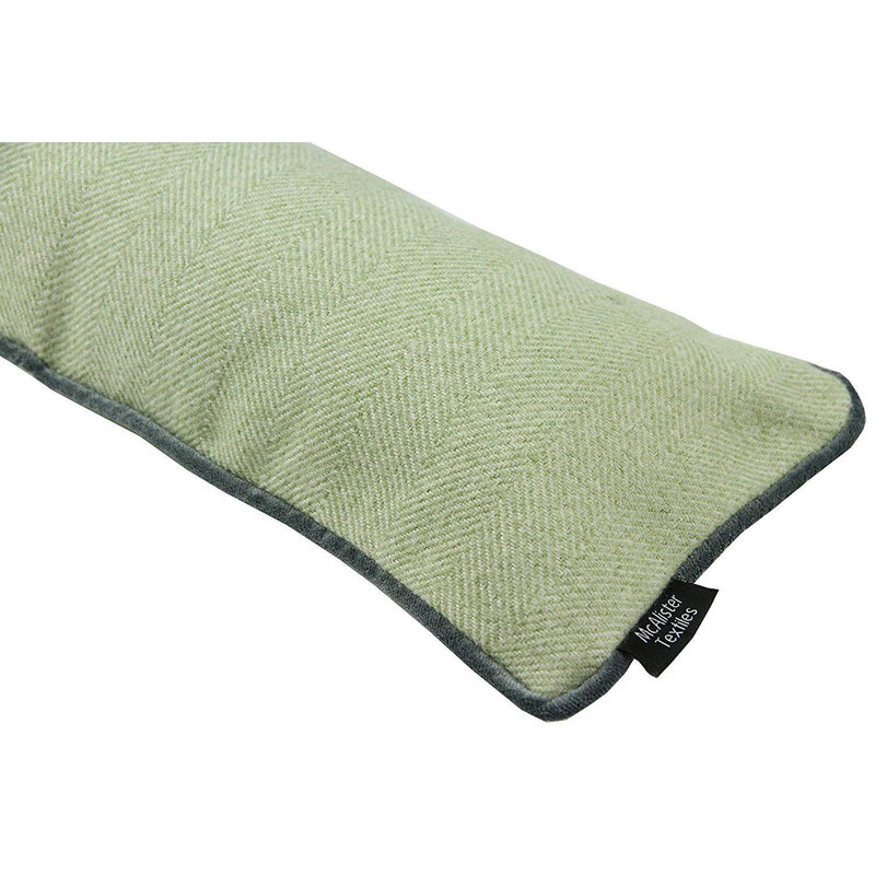 Kian Fabric Draught Excluder, Green/Grey