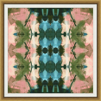 Peacock Kaleidoscope 3 Print