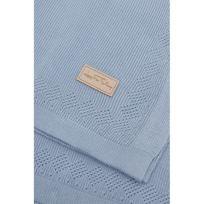 Baby Blanket, Dusty Blue
