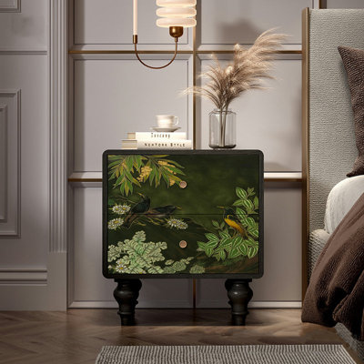 Commode décorative à 2 tiroirs 19,69 po