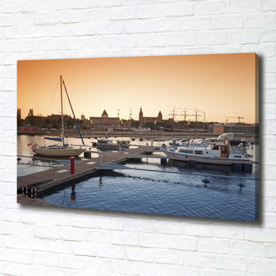 Szczecin Poland - Wrapped Canvas Print