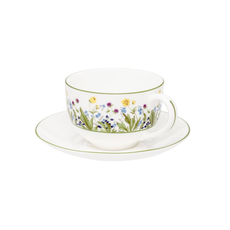 Wildflower Meadow Handmade Bone China Teacup