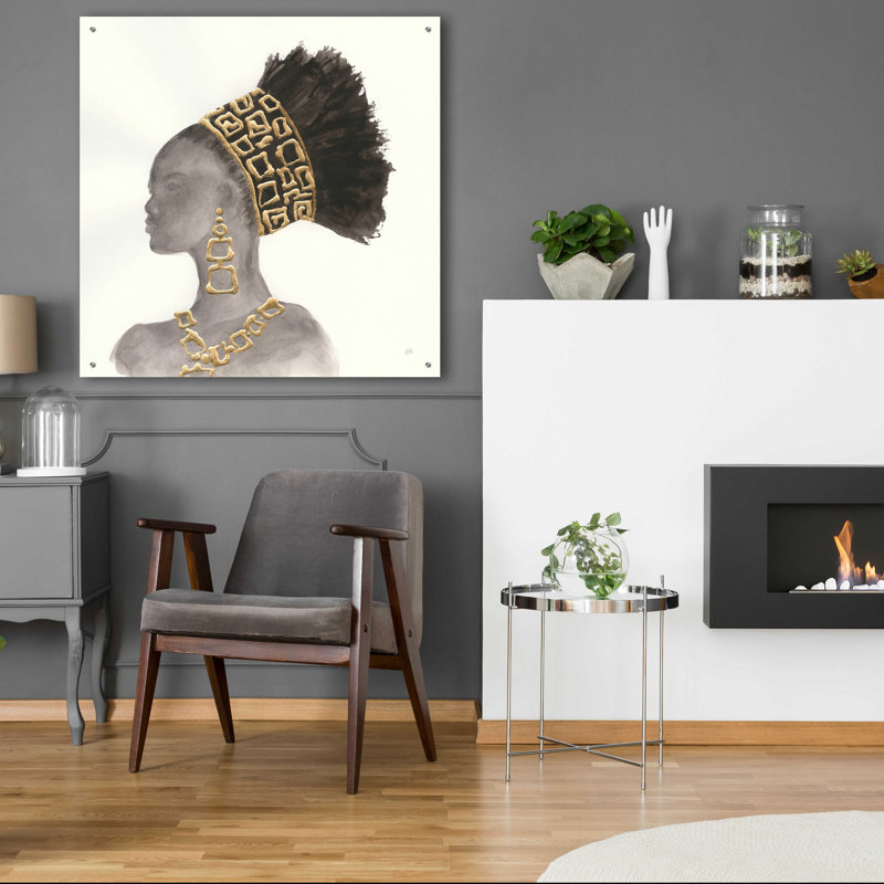 «Coiffure beauté II» par Chris Paschke, 24 po x 24 po, H 36 po x l 36 po x P 0,2 po