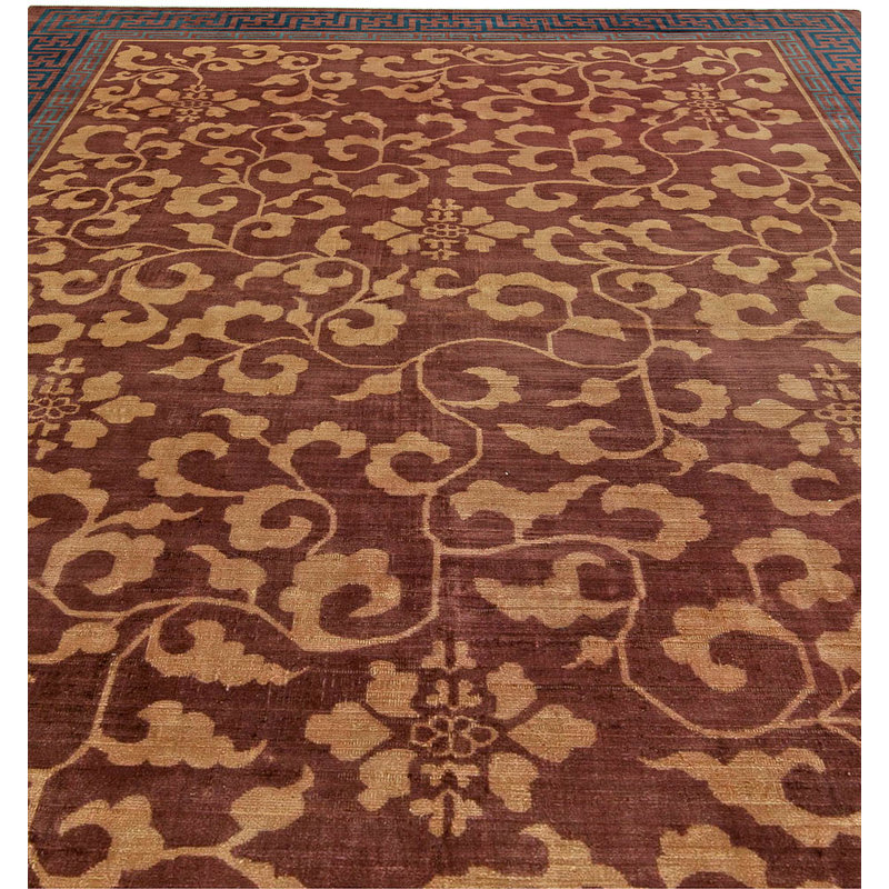 Vintage One-of-a-Kind Rectangle 9'2" X 14' Area Rug
