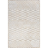 Nikita SpinClean Faded Geometric Machine Washable Area Rug