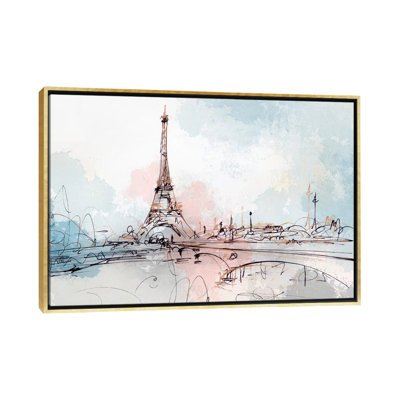 «Blush Paris» par Isabelle Z - impression d'art graphique