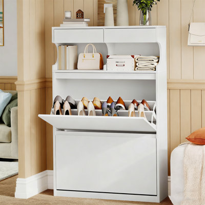 8 Pair Shoe Storage Cabinet