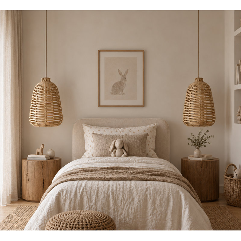 Thalina Handwoven Rattan Pendant Light shade