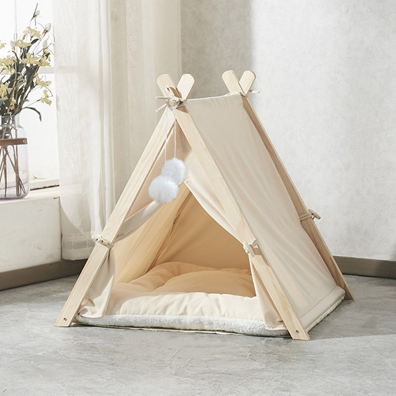 Cool Silk Cotton Pet Bed
