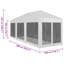 3m x 9m Steel Party Tent