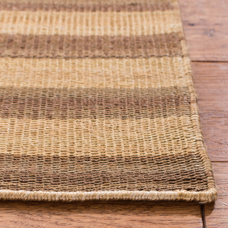 Ralph Lauren Cameron Stripe Viscose Striped Rug, Rectangle 6' x 9'